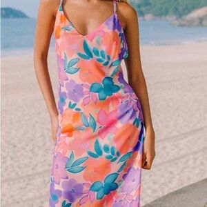 Floral Maxi Dress in Vibrant Colors
